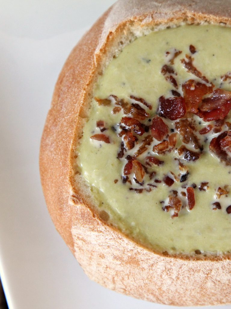 Pea Soup Bread Bowls